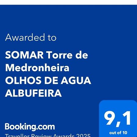 Somar Torre De Medronheira Olhos De Agua Albufeira Lägenhet Exteriör bild